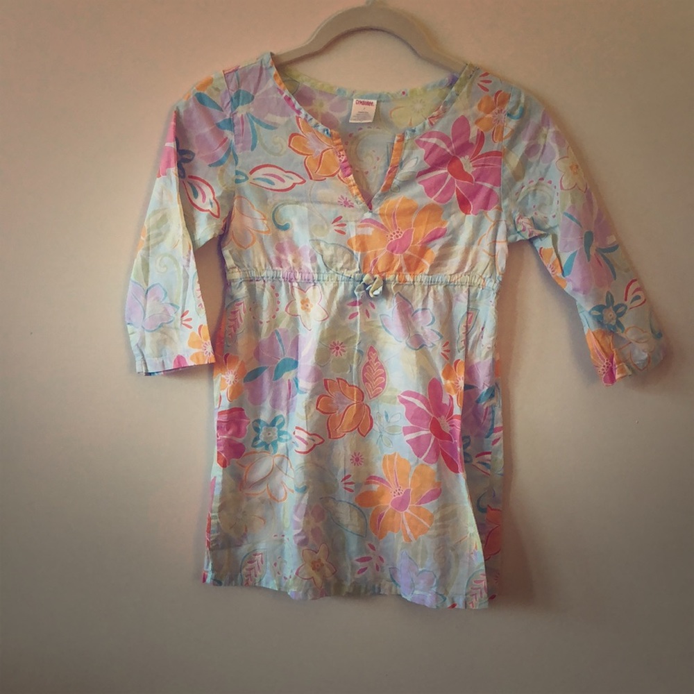 NWOT never worn Gymboree cotton tunic, Hawaiian🌺